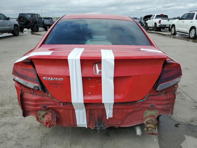 2HGFG3B59EH501182 - 2014 HONDA CIVIC LX RED photo 6