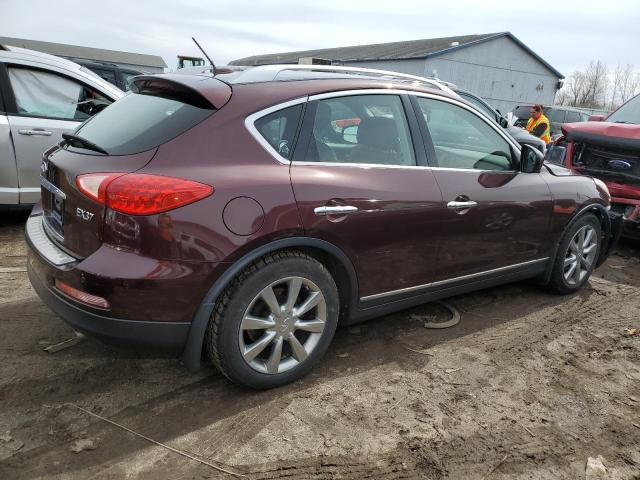 JN1BJ0HR3DM480903 - 2013 INFINITI EX37 BASE MAROON photo 3