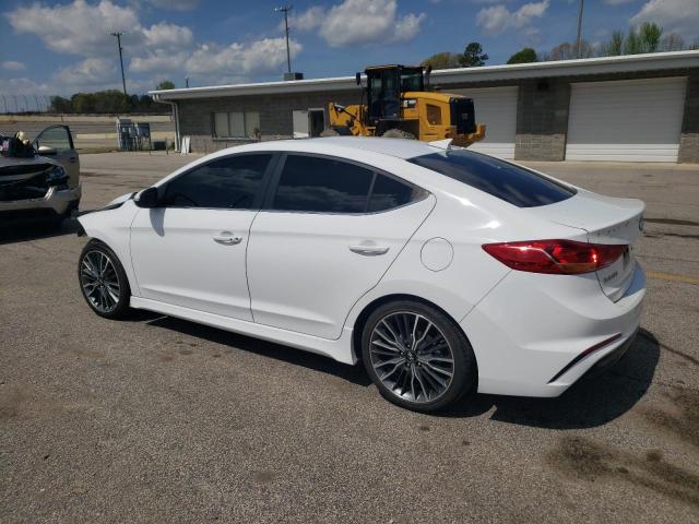 KMHD04LB0JU678274 - 2018 HYUNDAI ELANTRA SPORT WHITE photo 2