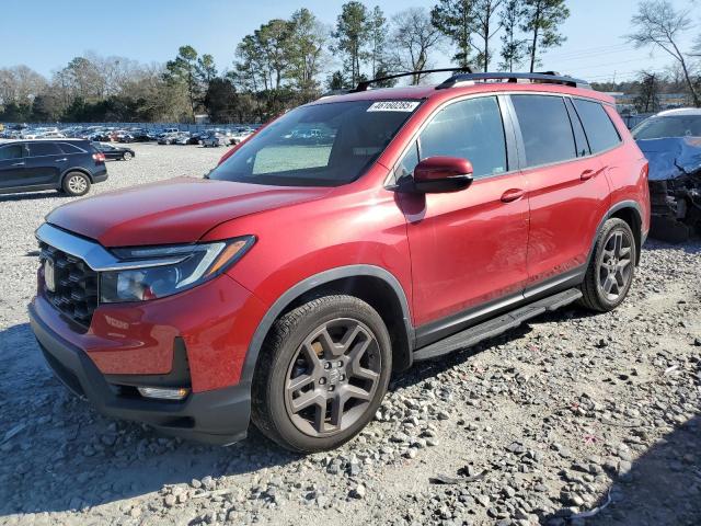 5FNYF7H50NB005413 - 2022 HONDA PASSPORT EXL RED photo 1