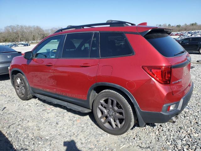 5FNYF7H50NB005413 - 2022 HONDA PASSPORT EXL RED photo 2
