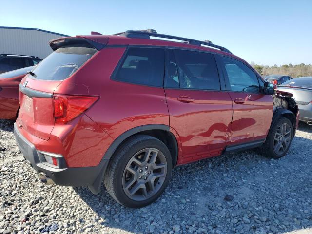 5FNYF7H50NB005413 - 2022 HONDA PASSPORT EXL RED photo 3
