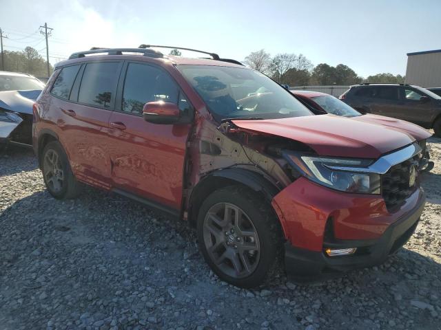 5FNYF7H50NB005413 - 2022 HONDA PASSPORT EXL RED photo 4