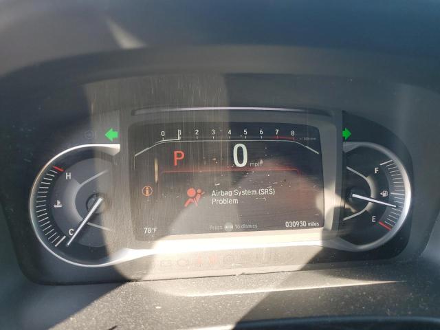 5FNYF7H50NB005413 - 2022 HONDA PASSPORT EXL RED photo 9