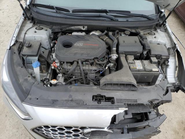 5NPE34AB5KH805423 - 2019 HYUNDAI SONATA LIMITED TURBO SILVER photo 11