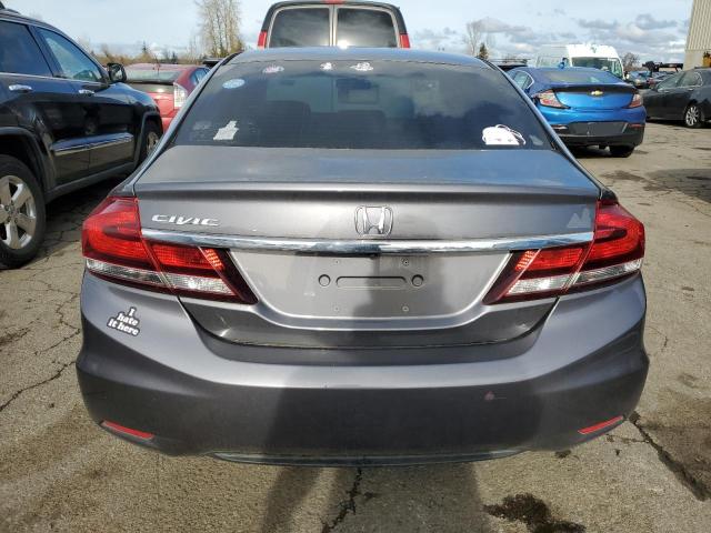 2HGFB2F96FH541971 - 2015 HONDA CIVIC EXL CHARCOAL photo 6