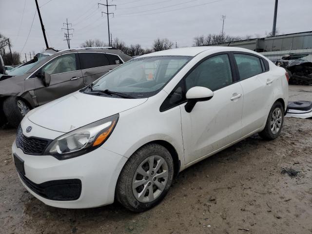 KNADM4A34C6083310 - 2012 KIA RIO LX WHITE photo 1