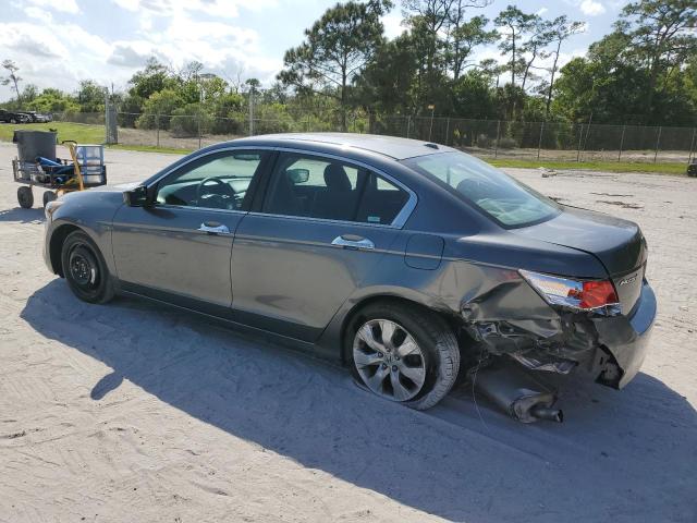 1HGCP36829A019536 - 2009 HONDA ACCORD EXL GRAY photo 2