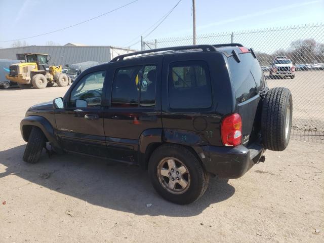 1J4GL58K03W720807 - 2003 JEEP LIBERTY LIMITED BLACK photo 2