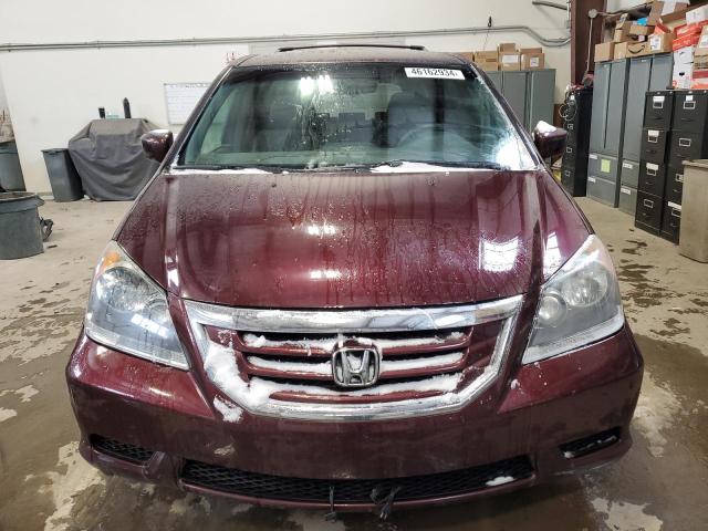 5FNRL3H55AB505891 - 2010 HONDA ODYSSEY EX MAROON photo 5