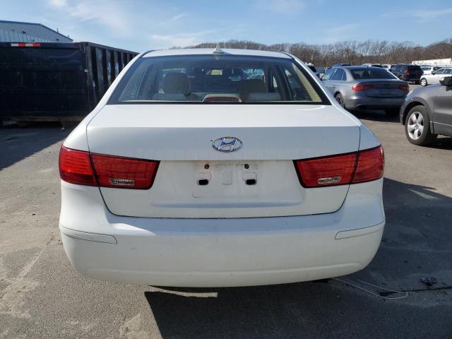 5NPET46C69H524033 - 2009 HYUNDAI SONATA GLS WHITE photo 6