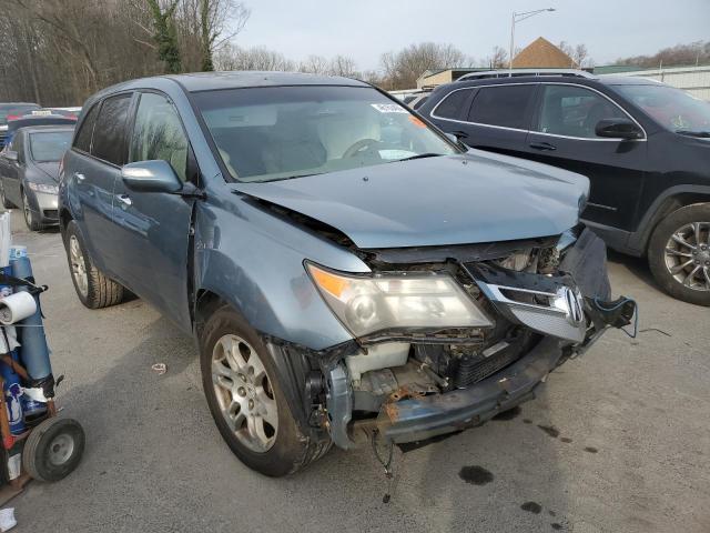 2HNYD28218H521321 - 2008 ACURA MDX TEAL photo 4