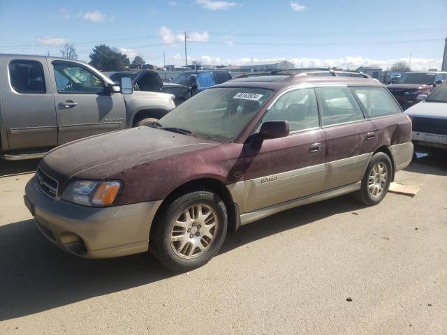 4S3BH806417676920 - 2001 SUBARU LEGACY OUTBACK H6 3.0 LL BEAN MAROON photo 1