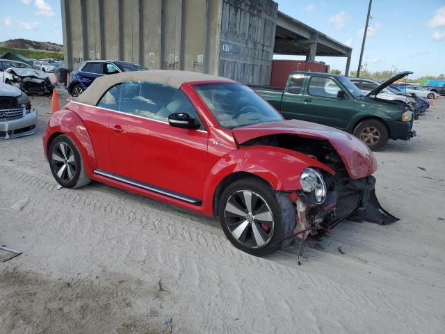 3VW7S7AT1EM820857 - 2014 VOLKSWAGEN BEETLE TURBO RED photo 4