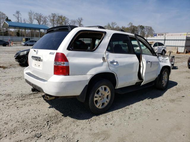 2HNYD18282H517798 - 2002 ACURA MDX WHITE photo 3