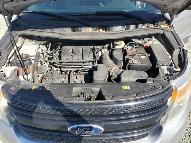 1FM5K8AR4DGC16275 - 2013 FORD EXPLORER POLICE INTERCEPTOR 银色 照片 11