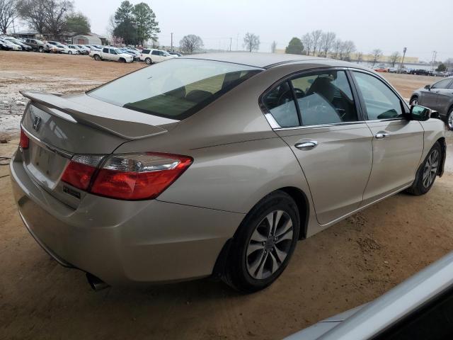 1HGCR2F35EA227431 - 2014 HONDA ACCORD LX BEIGE photo 3