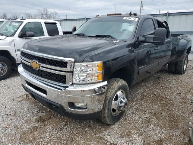 1GC4K0C83DF150569 - 2013 CHEVROLET SILVERADO K3500 LT BLACK photo 1