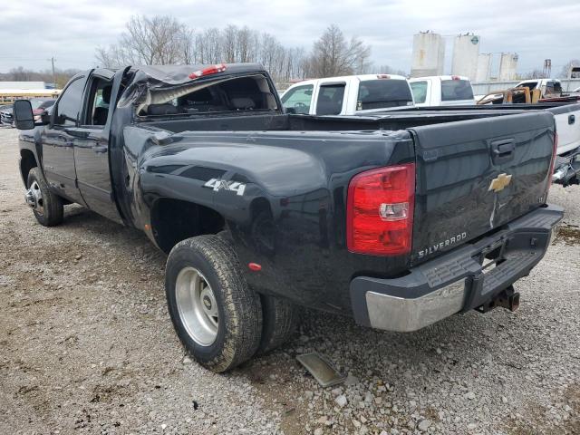 1GC4K0C83DF150569 - 2013 CHEVROLET SILVERADO K3500 LT BLACK photo 2