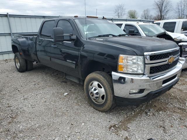 1GC4K0C83DF150569 - 2013 CHEVROLET SILVERADO K3500 LT BLACK photo 4