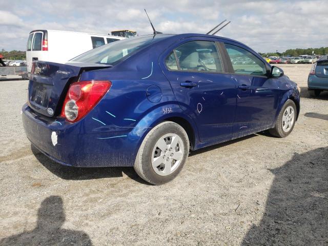 1G1JA5SH2E4206186 - 2014 CHEVROLET SONIC LS 蓝色 照片 3