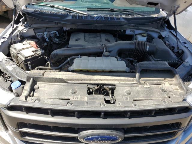 1FTFW1E84NFC32330 - 2022 FORD F150 SUPERCREW SILVER photo 11