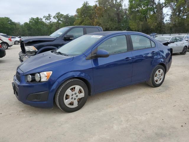 1G1JA5SH1E4150399 - 2014 CHEVROLET SONIC LS BLUE photo 1