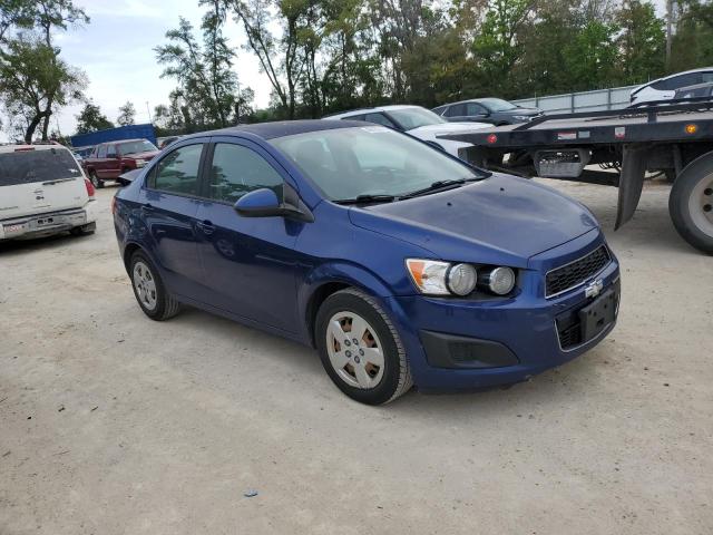 1G1JA5SH1E4150399 - 2014 CHEVROLET SONIC LS BLUE photo 4