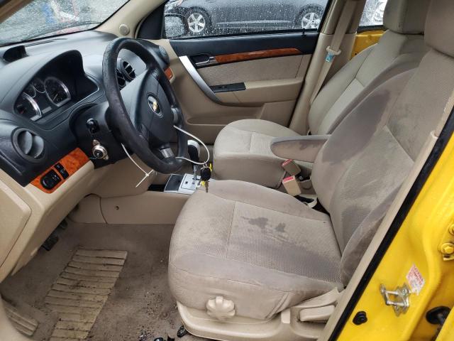 KL1TD5DE7BB136323 - 2011 CHEVROLET AVEO LS 黄色 照片 7