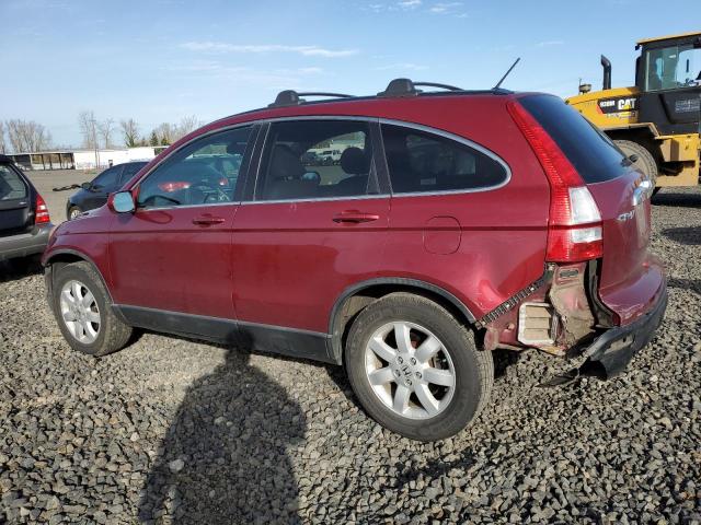 5J6RE487X9L037743 - 2009 HONDA CR-V EXL CRIMSON photo 2