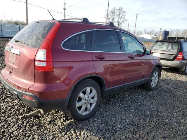 5J6RE487X9L037743 - 2009 HONDA CR-V EXL CRIMSON photo 3