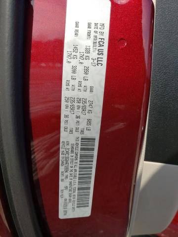 2C4RC1BG0HR739594 - 2017 CHRYSLER PACIFICA TOURING L 勃艮第红 照片 14