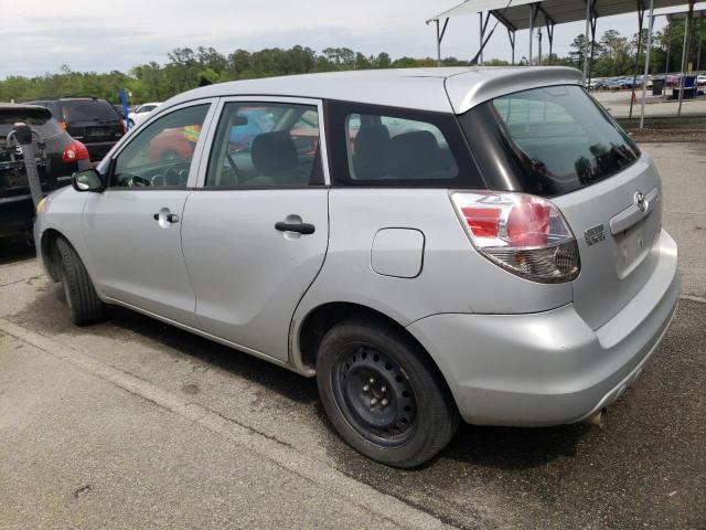 2T1KR32E18C705139 - 2008 TOYOTA COROLLA MA XR SILVER photo 2
