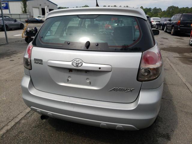 2T1KR32E18C705139 - 2008 TOYOTA COROLLA MA XR SILVER photo 6