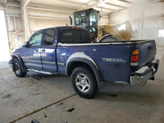 5TBBT44162S295589 - 2002 TOYOTA TUNDRA ACCESS CAB ლურჯი ფოტო 2