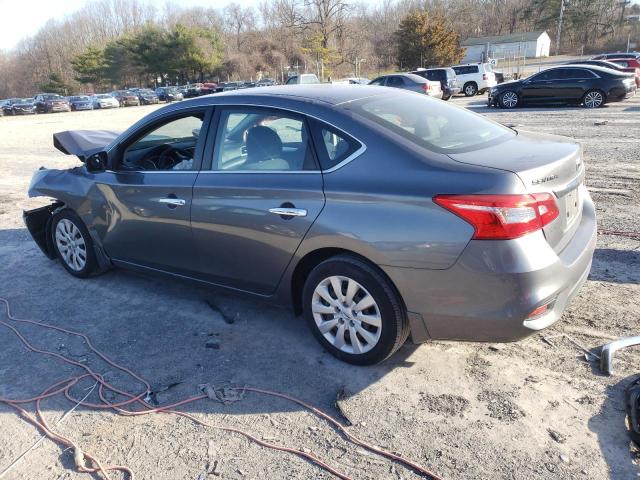 3N1AB7APXJY337773 - 2018 NISSAN SENTRA S GRAY photo 2