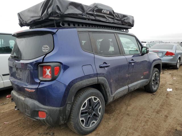 ZACCJBCT2GPD51900 - 2016 JEEP RENEGADE TRAILHAWK BLUE photo 3