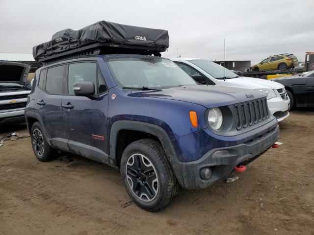 ZACCJBCT2GPD51900 - 2016 JEEP RENEGADE TRAILHAWK BLUE photo 4