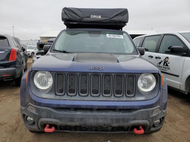 ZACCJBCT2GPD51900 - 2016 JEEP RENEGADE TRAILHAWK BLUE photo 5