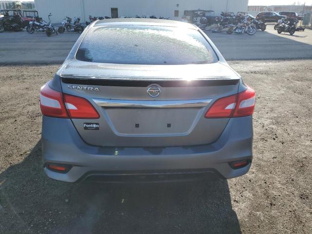 3N1AB7APXJY268129 - 2018 NISSAN SENTRA S GRAY photo 6