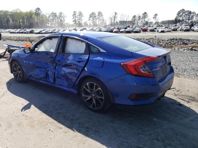 2HGFC2F87KH513644 - 2019 HONDA CIVIC SPORT 蓝色 照片 2