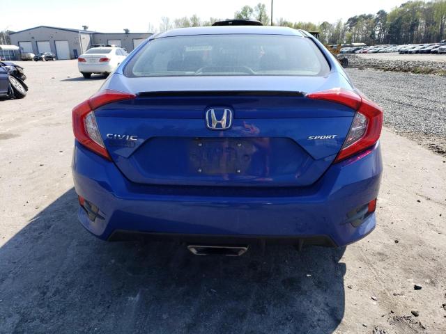 2HGFC2F87KH513644 - 2019 HONDA CIVIC SPORT BLUE photo 6