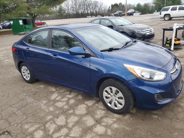 KMHCT4AE0GU080341 - 2016 HYUNDAI ACCENT SE BLUE photo 4