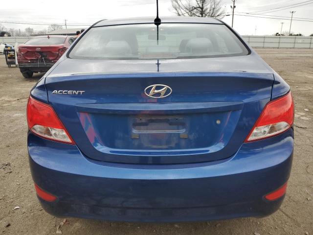 KMHCT4AE0GU080341 - 2016 HYUNDAI ACCENT SE BLUE photo 6