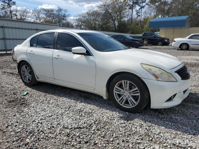 JN1CV6AP1DM716985 - 2013 INFINITI G37 BASE WHITE photo 4