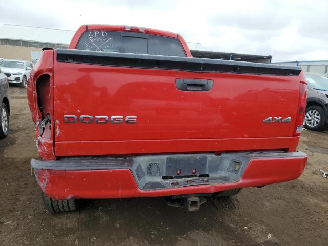 1D3HU18ZX2J240600 - 2002 DODGE RAM 1500 RED photo 6