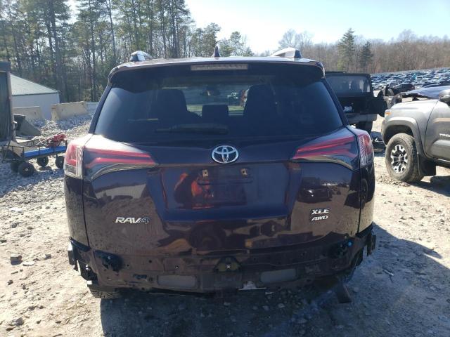 2T3RFREV2JW721450 - 2018 TOYOTA RAV4 ADVENTURE PURPLE photo 6