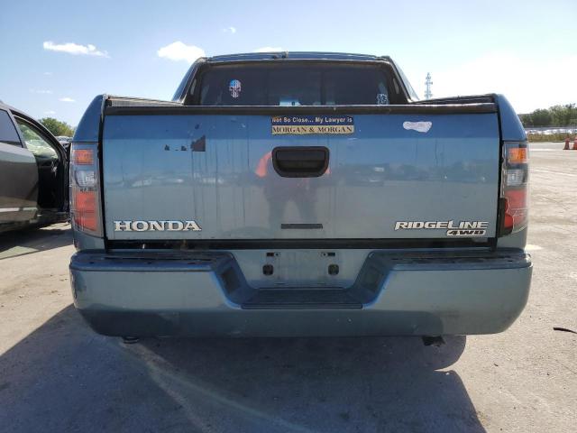 2HJYK16286H560960 - 2006 HONDA RIDGELINE RT BLUE photo 6