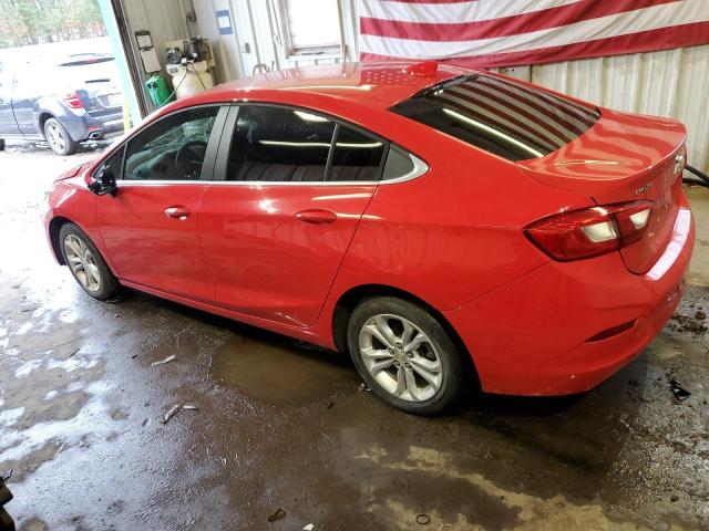 1G1BE5SMXK7117076 - 2019 CHEVROLET CRUZE LT RED photo 2