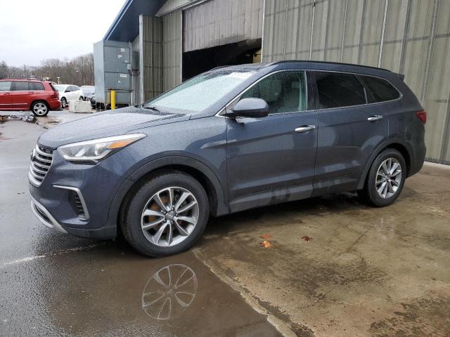 KM8SMDHF5HU202720 - 2017 HYUNDAI SANTA FE SE BLUE photo 1